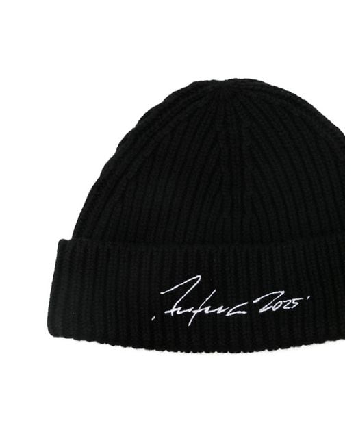 KENZO Black Beanie for men