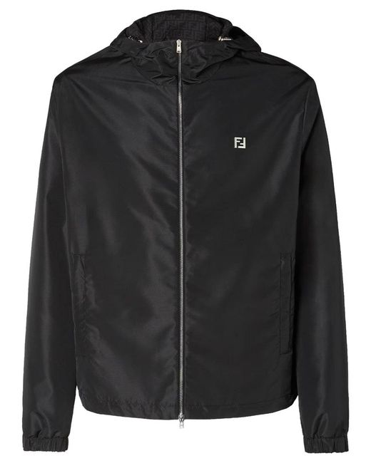 Fendi Black "Blouson" Jacket for men