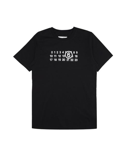 MM6 by Maison Margiela Black T Shirts And Polos