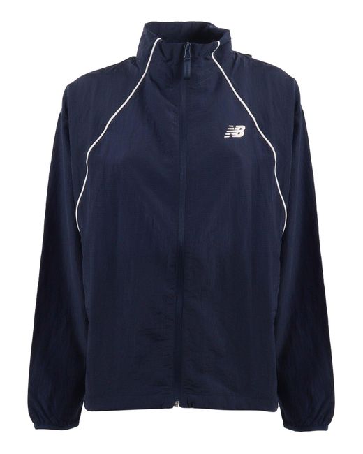 New Balance Blue Sport Legacy Jacket Nb