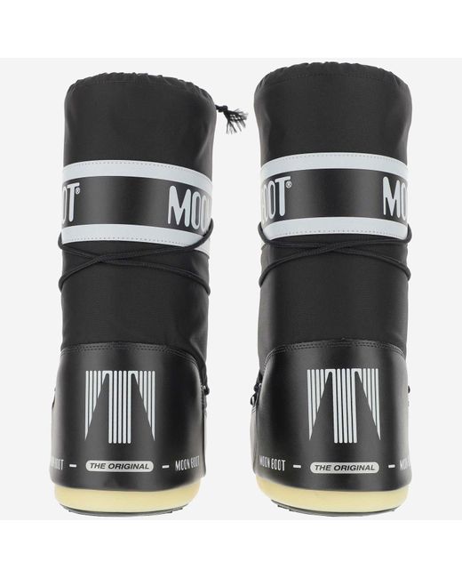 Bottes High Boots en nylon en nylon Moon Boot en coloris Black