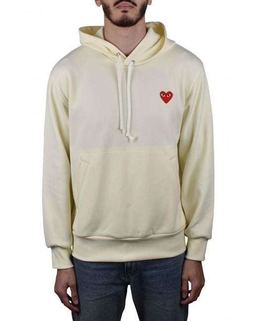 Comme des Garçons Gray Pastel Polyester Sweatshirt With Drawstring Hood