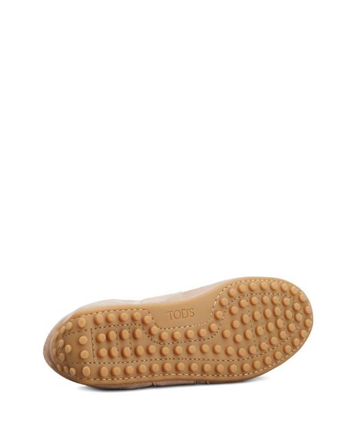 Tod's Pink Suede Leather Sneakers