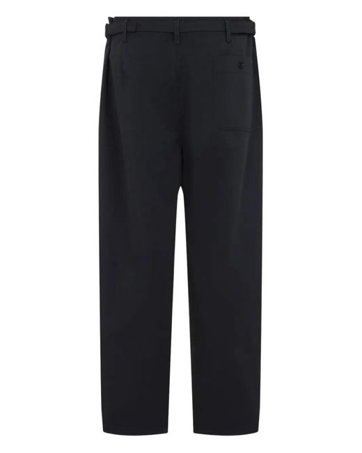Lemaire Blue Pants With Button Closure