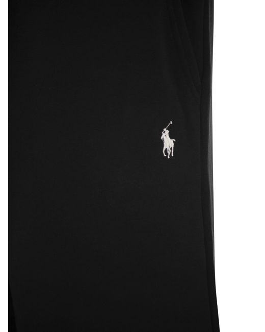 Shorts a doppia maglia di Polo Ralph Lauren in Black