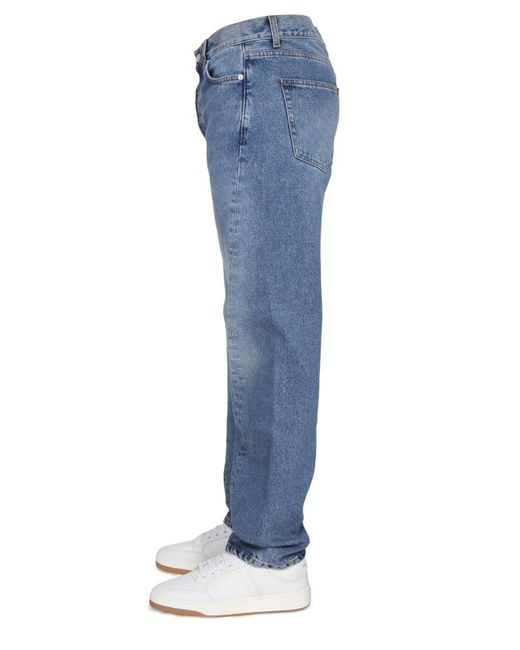 Séfr Blue Twisted Jeans for men