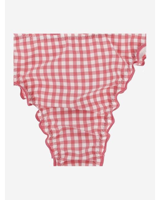 Mc2 Saint Barth Pink Bikini Briefs Checkered