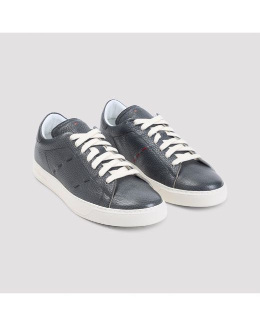 Baskets basses Kiton en coloris Blue