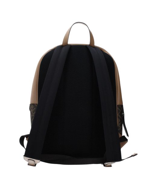 Fendi Rucksäcke und Fannies Mann Stoff braun/Silber in Multicolor für Herren