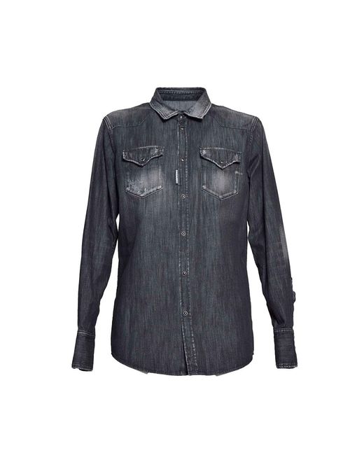 DSquared² Overhemden in het Blue