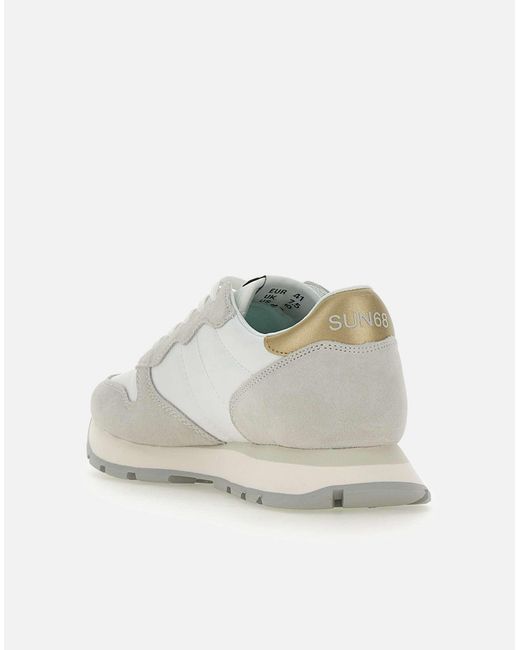Sun 68 White Ally Silber Sneakers