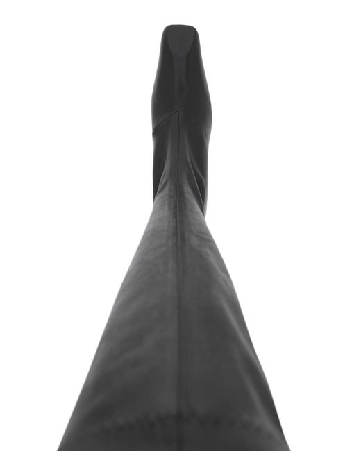 Stivali in pelle allungata di Jil Sander in Black