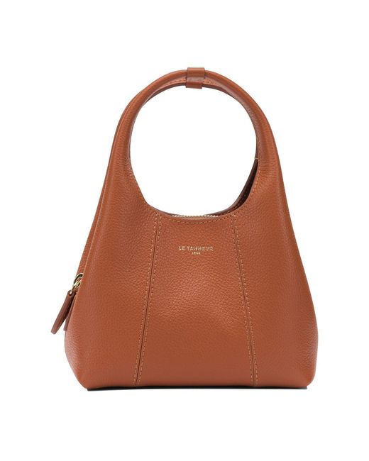 Le Tanneur Brown Handbags Orange