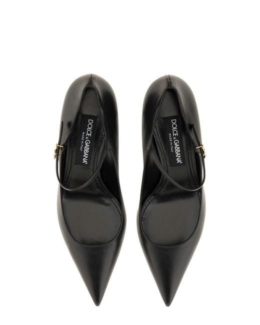 Dolce & Gabbana Black Leather Pumps