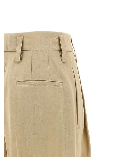 Jil Sander Natural '100 Aw 36' Pants