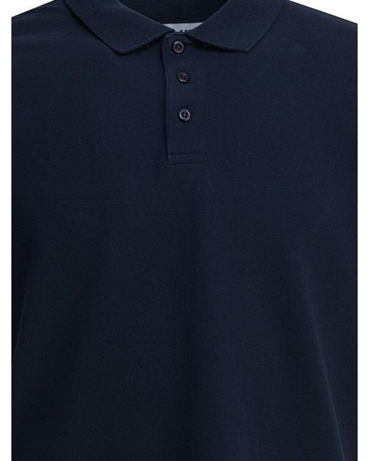 Altum Blue Cotton Polo Shirt for men