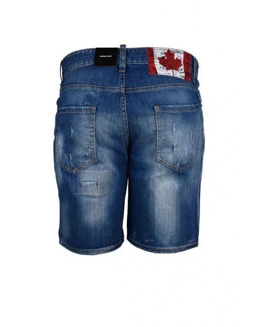 DSquared² Blue Marine Short for men
