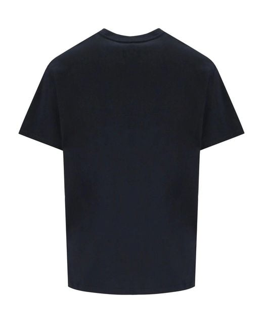 Carhartt Black Script Embroidery Deep Night T Shirt