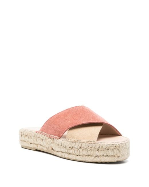 Manebí Pink Double Sole X Bands Sandals