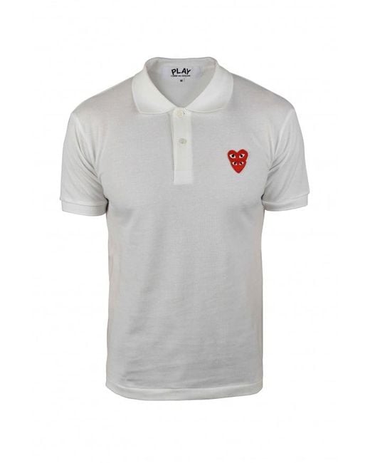 Comme des Garçons Gray Polo Shirt