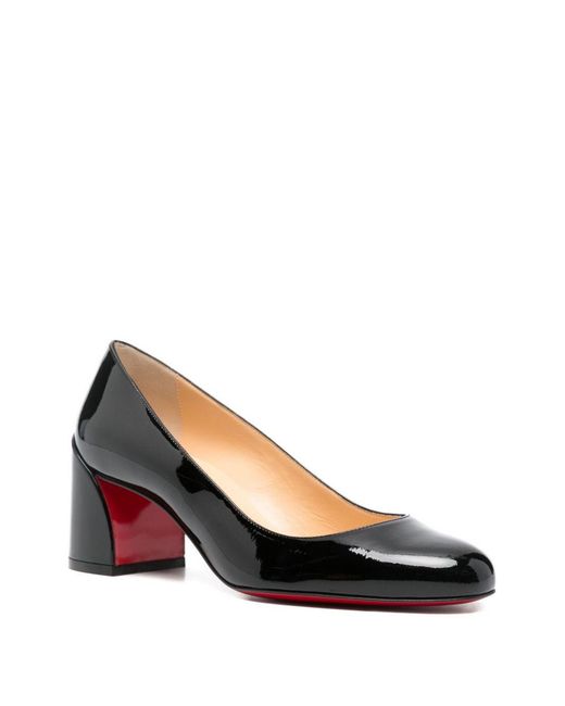 Christian Louboutin Black Miss Sab Patent Leather Pumps