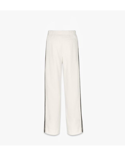 MCM Trousers in White | Lyst