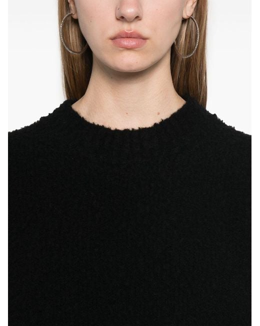 Uma Wang Black Cashmere High Neck Sweater