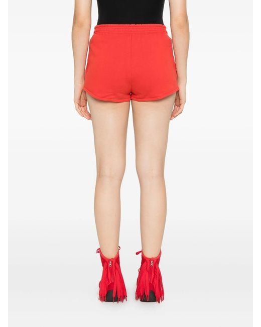 Entire studios Red Micro Shorts Cherry