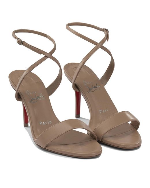 Christian Louboutin Metallic Sandals