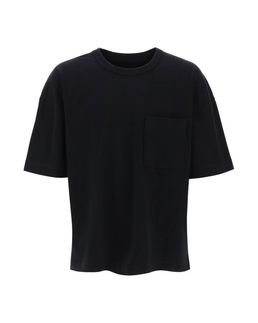 T-shirt boxy Lemaire en coloris Black