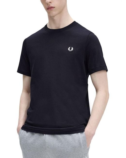 Fred Perry Black Classic T Shirt