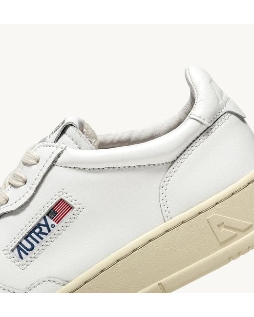 Autry White Sneakers Action for men