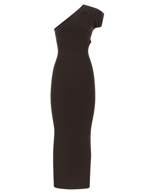 Arda1234 Abito Viscoso A Coste di Max Mara in Brown