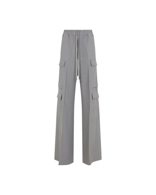Rick Owens Gray Cargobelas Pants
