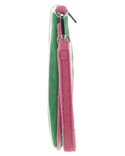 Mc2 Saint Barth Green Parisienne Clutch -Tasche mit Handgelenkschleife