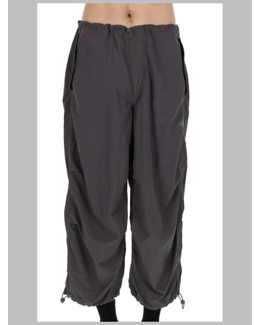 Autry Gray Parachute Trousers for men