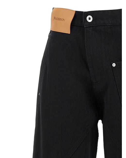 J.W. Anderson Blue 'Twisted Workwear' Jeans