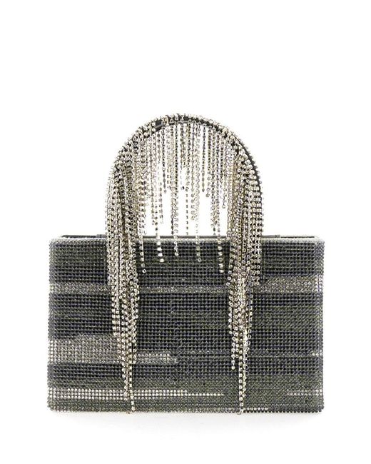 Kara Gray Bag With Crystals