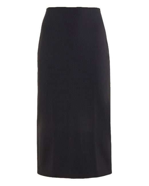 Wolford Black Grace Midi Pencil Skirt