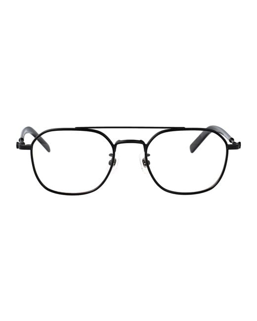Montblanc Multicolor Transparent Acetate Glasses for men