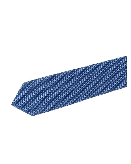 Ferragamo 'Gancini Pois' Print -Krawatte in Blue für Herren