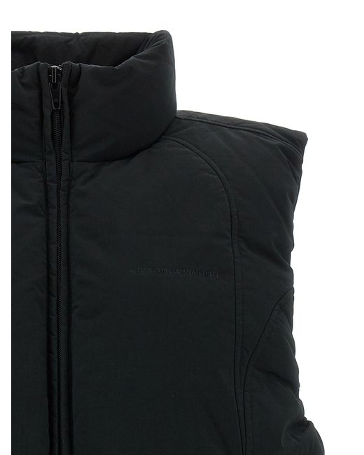 Alexander Wang Black Puffer' Vest