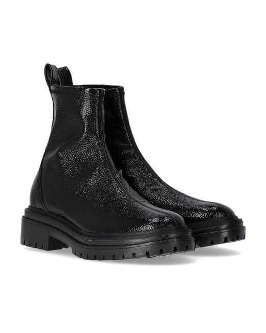 Michael Kors Black Comet Sock Ankle Boot
