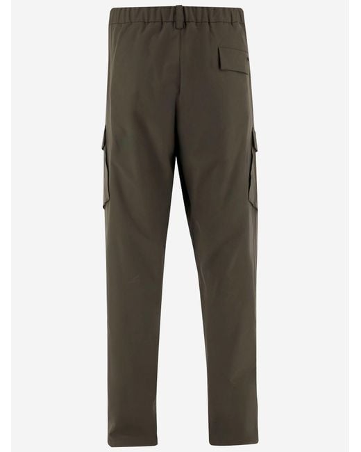 Herno Gray Functional Wardrobe Trousers for men