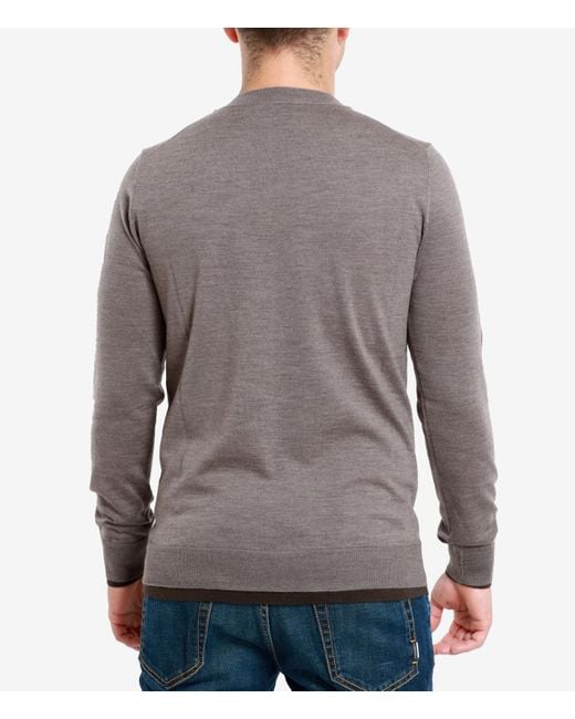 Paolo Pecora Gray Sweaters for men