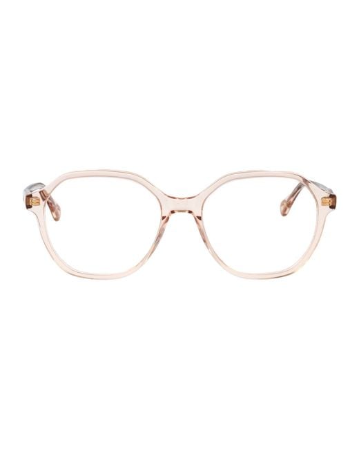 Chloé Pink Squared Optical Ch0312 O 005