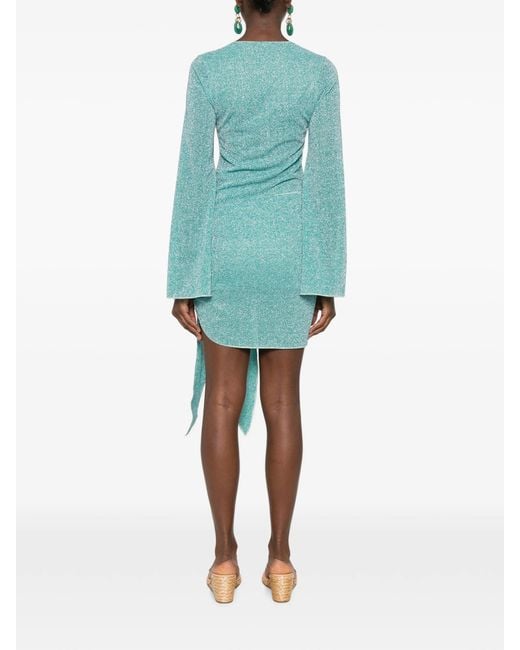 Oseree Blue Lumiere Pareo Dress