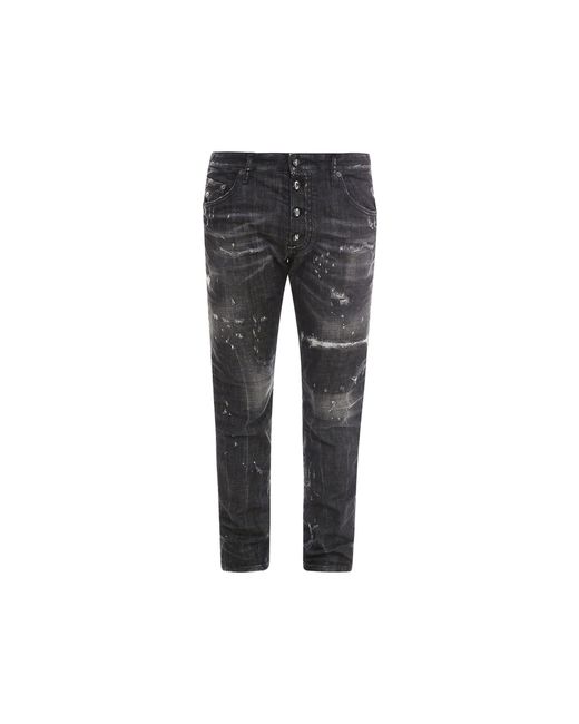 DSquared² Gray Skater Denim Jeans