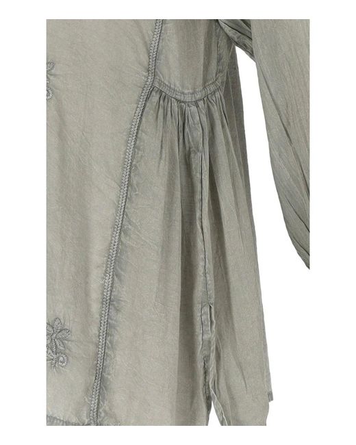 PAHIESA FORMENTERA Gray Blouse