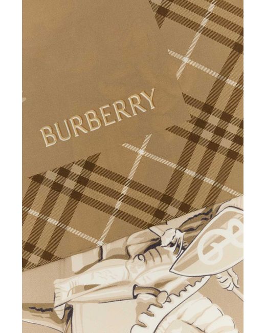 Burberry Natural A:Ss Horseman Slk Sq:149922:C5055